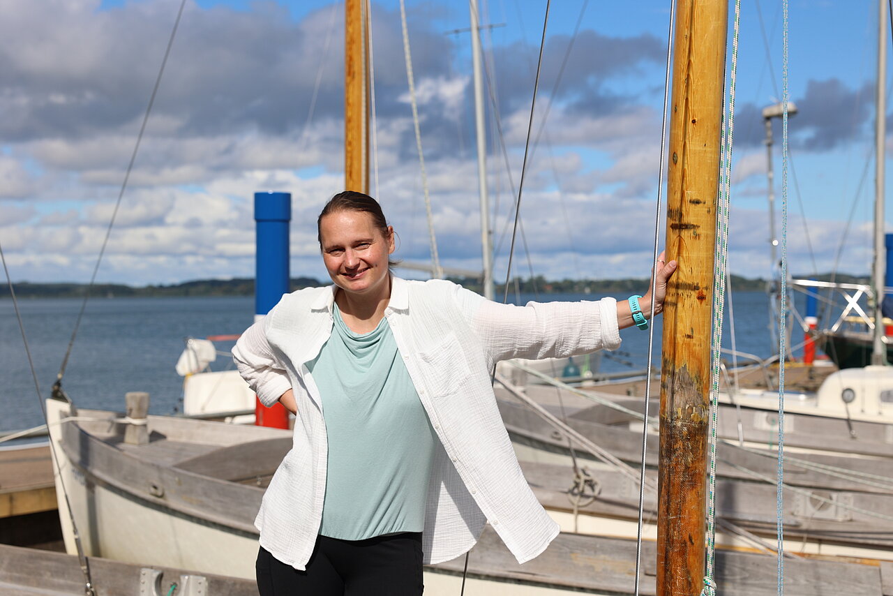 Segeltrainer-Goltz-Olympia-Louisenlund Olympionikin Franziska Goltz ist erfahrene Segeltrainerin am Internat Louisenlund