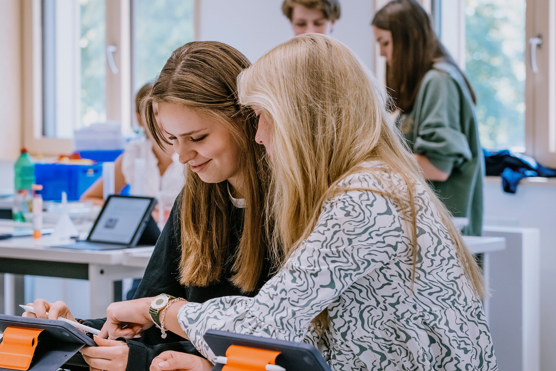 In Louisenlund haben die Schüler die Chance miteinander zu lernen und sich gegenseitig auf Ihrer Bildungsreise zu unterstützen. 